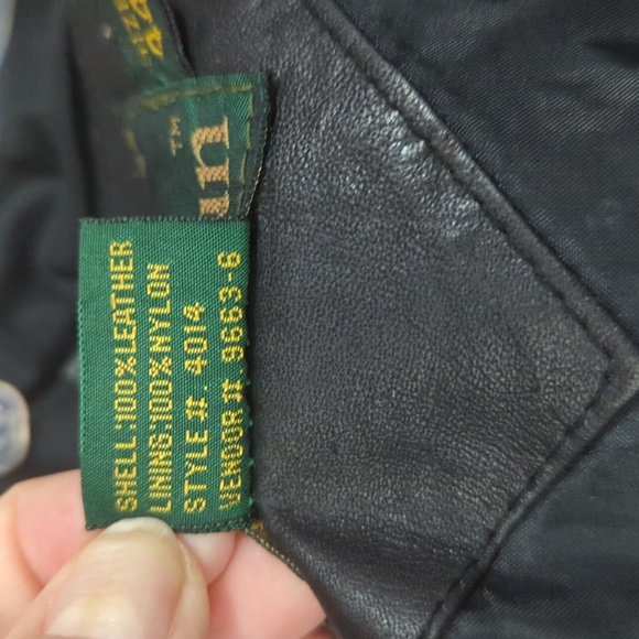 😎 Quail Run Leather😎 Jacket size 44 - Picture 4 of 5